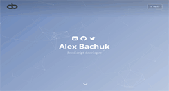 Desktop Screenshot of alexbachuk.com