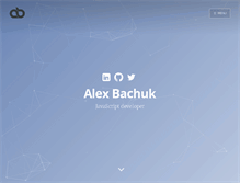 Tablet Screenshot of alexbachuk.com